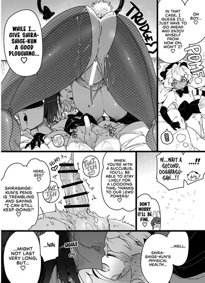 Classmate no Joshi Inma ni Renkyuuchuu no Otomarikai de Osowarechau Danshi no Hanashi | A Story About A Boy Being Assaulted By His Succubus Classmate During A Sleepover Over The Holidays