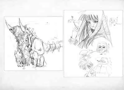 ALICESOFT ORION SCRIBBLES with CROQUIS ULTIMATE EDITION VOL.4 織音計画特別版  ラフ画集