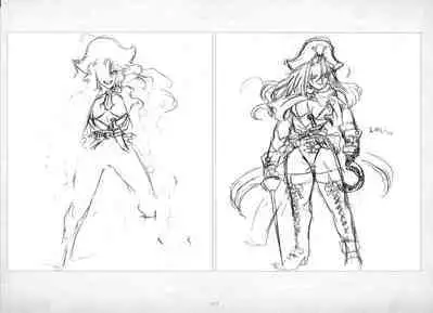 ALICESOFT ORION SCRIBBLES with CROQUIS ULTIMATE EDITION VOL.2 織音計画特別版  ラフ画集