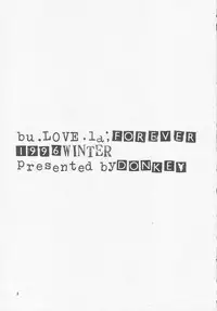 (C51) [Dai Nippon Kodomo Shuppan (DONKEY)] bu. LOVE. la; FOREVER (Hime-chan no Ribbon)