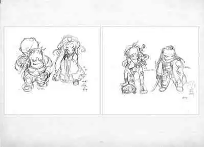 ALICESOFT ORION SCRIBBLES with CROQUIS ULTIMATE EDITION VOL.2 織音計画特別版  ラフ画集