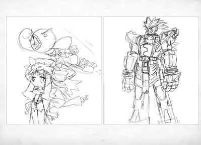ALICESOFT ORION SCRIBBLES with CROQUIS ULTIMATE EDITION VOL.4 織音計画特別版  ラフ画集