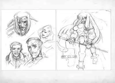 ALICESOFT ORION SCRIBBLES with CROQUIS ULTIMATE EDITION VOL.3 織音計画特別版  ラフ画集