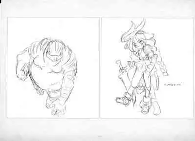 ALICESOFT ORION SCRIBBLES with CROQUIS ULTIMATE EDITION VOL.2 織音計画特別版  ラフ画集