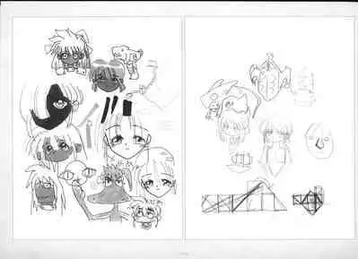 ALICESOFT ORION SCRIBBLES with CROQUIS ULTIMATE EDITION VOL.2 織音計画特別版  ラフ画集