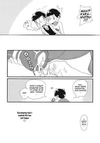 (Kahou wa Chou Nete Matsu Kansai 22) [MatsuCha. (Maccha)] Mahou no Onaho to Tsunagacchatta Karamatsu no Hanashi! | The Story of Karamatsu Connecting with a Magical Onahole! (Osomatsu-san) [English] [Rotti Totti]