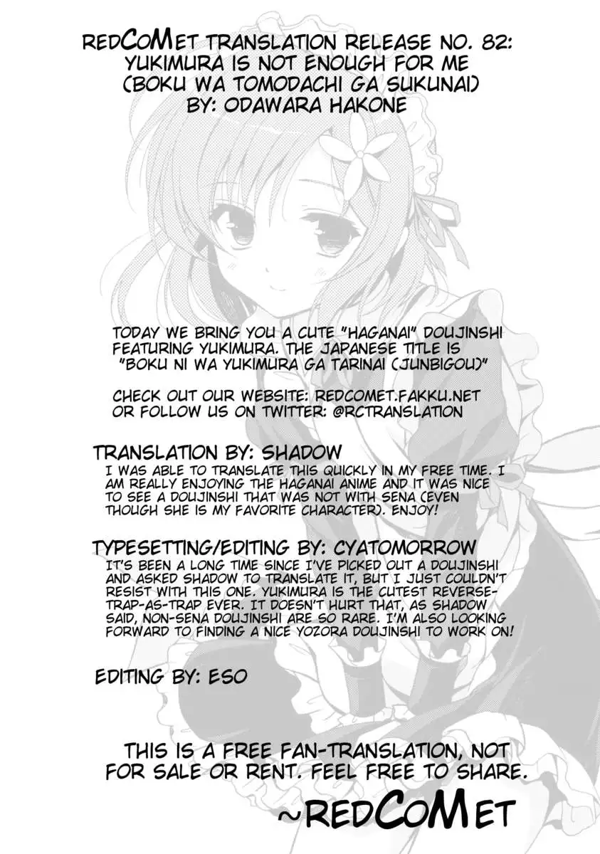 Yukimura is not Enough for Me