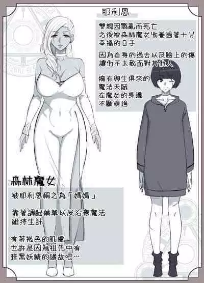 魔女の呪いは、永遠の愛のように  中文翻譯
