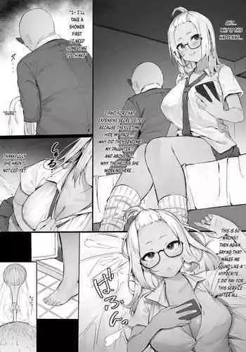 [Nigiri Usagi] Hoteheru de Jibun no Musume Hiita ga Kokan ni Makete Sumanai Suru Hanashi [Kouhen] | The escort service sent me my daughter, but I couldn't resist [Part2] [English]