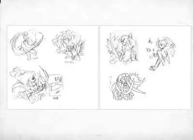 ALICESOFT ORION SCRIBBLES with CROQUIS ULTIMATE EDITION VOL.2 織音計画特別版  ラフ画集
