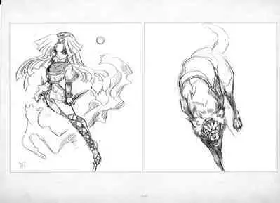 ALICESOFT ORION SCRIBBLES with CROQUIS ULTIMATE EDITION VOL.2 織音計画特別版  ラフ画集