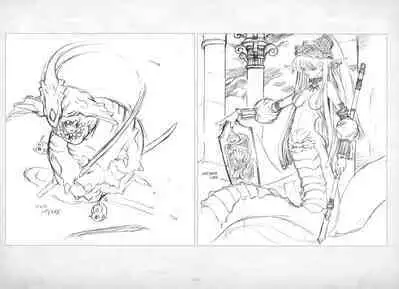 ALICESOFT ORION SCRIBBLES with CROQUIS ULTIMATE EDITION VOL.2 織音計画特別版  ラフ画集