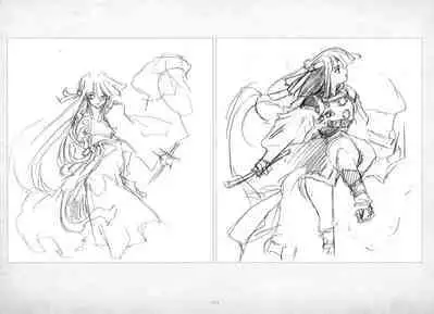 ALICESOFT ORION SCRIBBLES with CROQUIS ULTIMATE EDITION VOL.2 織音計画特別版  ラフ画集