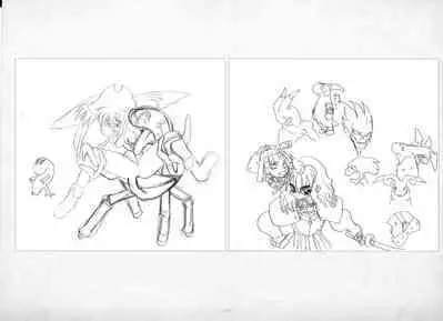 ALICESOFT ORION SCRIBBLES with CROQUIS ULTIMATE EDITION VOL.2 織音計画特別版  ラフ画集