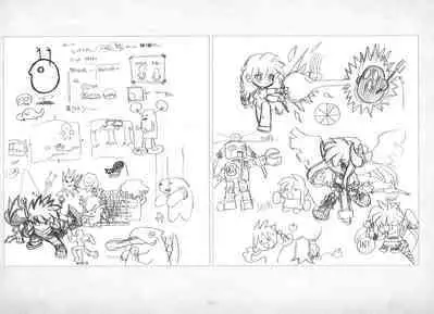ALICESOFT ORION SCRIBBLES with CROQUIS ULTIMATE EDITION VOL.3 織音計画特別版  ラフ画集