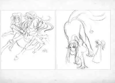 ALICESOFT ORION SCRIBBLES with CROQUIS ULTIMATE EDITION VOL.3 織音計画特別版  ラフ画集