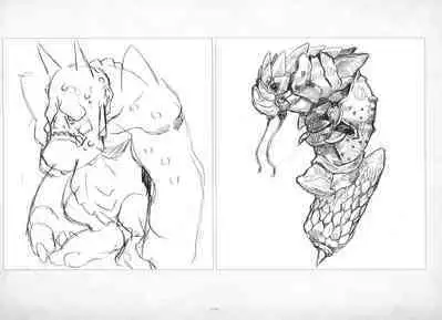 ALICESOFT ORION SCRIBBLES with CROQUIS ULTIMATE EDITION VOL.3 織音計画特別版  ラフ画集