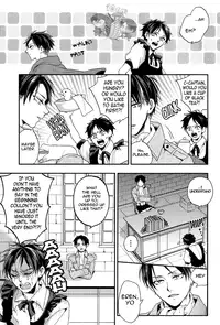 (FALL OF WALL2) [Hinshi (Tsuukounin A)] Okaeri kudasai mase Goshujin-sama! | Welcome Back, Master!! (Shingeki no Kyojin) [English] [KEY AND CRAVAT]