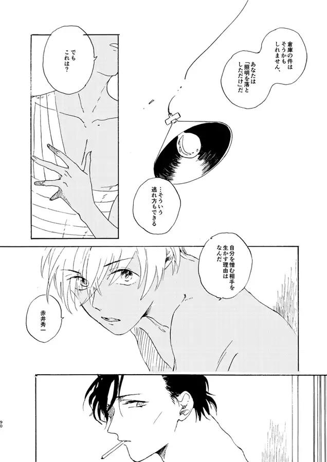 蒸溜と氷塊