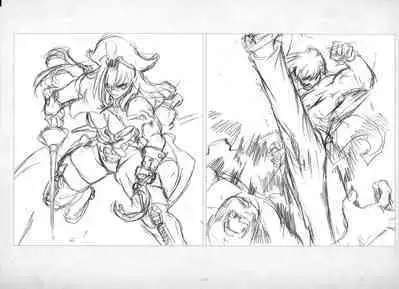 ALICESOFT ORION SCRIBBLES with CROQUIS ULTIMATE EDITION VOL.2 織音計画特別版  ラフ画集