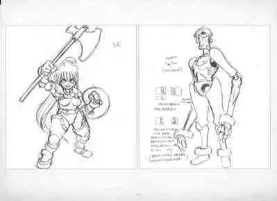 ALICESOFT ORION SCRIBBLES with CROQUIS ULTIMATE EDITION VOL.2 織音計画特別版  ラフ画集