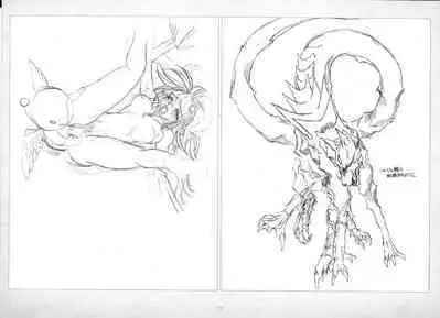 ALICESOFT ORION SCRIBBLES with CROQUIS ULTIMATE EDITION VOL.2 織音計画特別版  ラフ画集