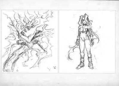 ALICESOFT ORION SCRIBBLES with CROQUIS ULTIMATE EDITION VOL.2 織音計画特別版  ラフ画集