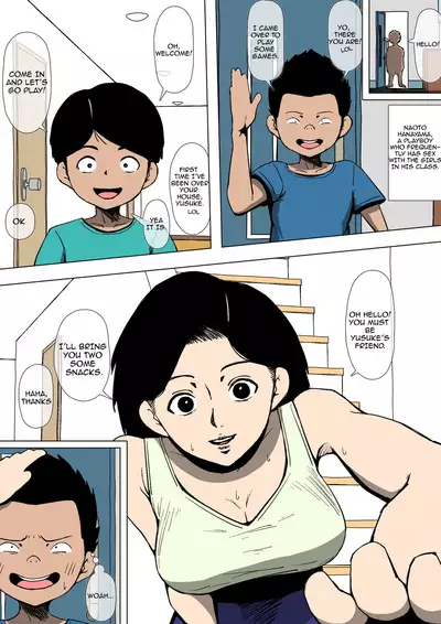 Okaa-san to Class no Yarichin ga | Mom and the Playboy Classmate