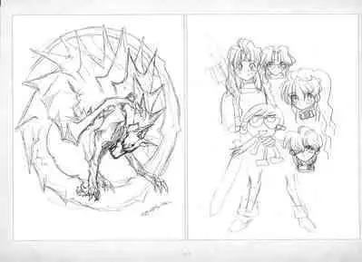 ALICESOFT ORION SCRIBBLES with CROQUIS ULTIMATE EDITION VOL.2 織音計画特別版  ラフ画集