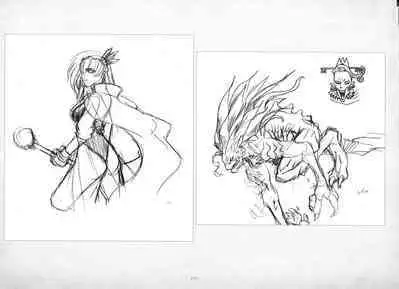 ALICESOFT ORION SCRIBBLES with CROQUIS ULTIMATE EDITION VOL.2 織音計画特別版  ラフ画集