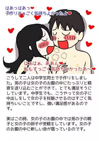 Shishunki no Otokonoko no Tame no Seikyouiku Onnanoko o Ninshin saseru Tame no Nakadashi Sex Nyuumon