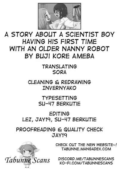 Kyuugata Komori Robotto ni  Fudeoroshi Shitemorau Kagaku Shounen no Hanashi | A story about a scientist boy having his first time with an older nanny robot