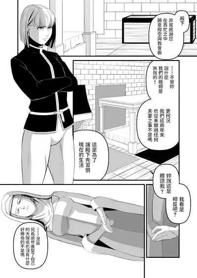 似非中世欧州義姉弟政略結婚逆レイプ  中文翻譯