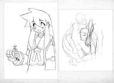 ALICESOFT ORION SCRIBBLES with CROQUIS ULTIMATE EDITION VOL.4 織音計画特別版  ラフ画集