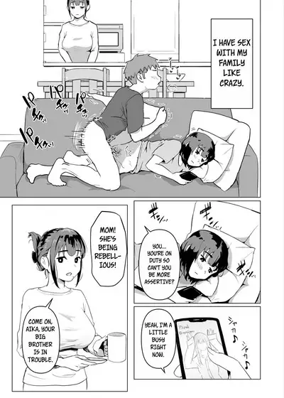 Uchi de wa Kazoku Sex wa Joushiki Rashii | In My House, Family Sex Is the Norm