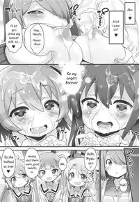 (Okashina Tenshi-tachi!) [Furaipan Daimaou (Chouchin Ankou)] Mya-nee Nyuugyou | Mya-nee's Dairy Industry (Watashi ni Tenshi ga Maiorita!) [English] [Ianuela]