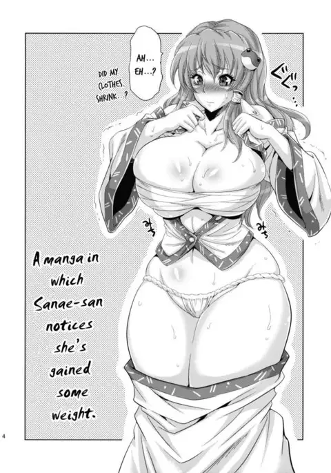 Sanae's Lewd Breasts