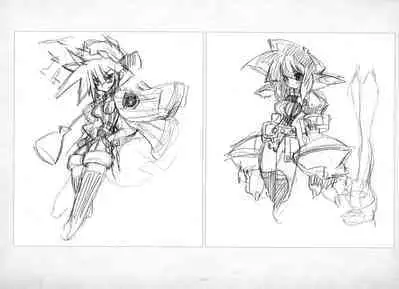 ALICESOFT ORION SCRIBBLES with CROQUIS ULTIMATE EDITION VOL.4 織音計画特別版  ラフ画集
