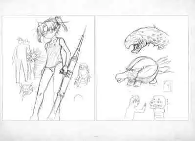 ALICESOFT ORION SCRIBBLES with CROQUIS ULTIMATE EDITION VOL.4 織音計画特別版  ラフ画集