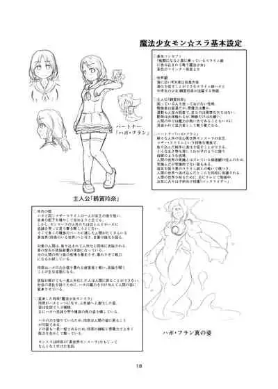 Magical Girl Mon ★ Sura Doujinshi Version