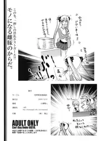 (C77) [Sekai Kakumei Club (Ozawa Reido)] Mono ni Naru Mesu Buta no Kara da. (DREAM C CLUB)