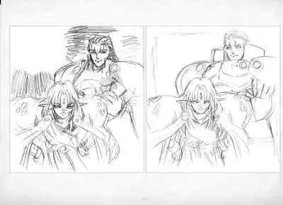 ALICESOFT ORION SCRIBBLES with CROQUIS ULTIMATE EDITION VOL.2 織音計画特別版  ラフ画集