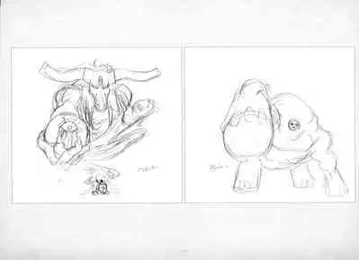 ALICESOFT ORION SCRIBBLES with CROQUIS ULTIMATE EDITION VOL.2 織音計画特別版  ラフ画集