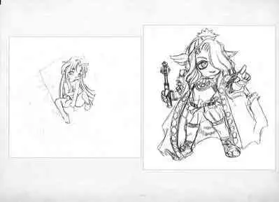 ALICESOFT ORION SCRIBBLES with CROQUIS ULTIMATE EDITION VOL.2 織音計画特別版  ラフ画集