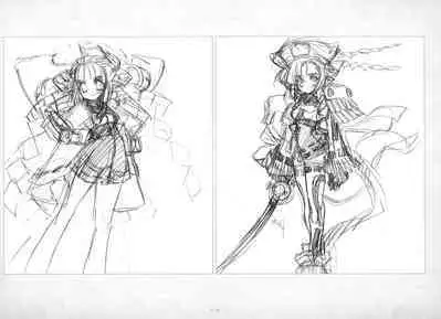 ALICESOFT ORION SCRIBBLES with CROQUIS ULTIMATE EDITION VOL.4 織音計画特別版  ラフ画集