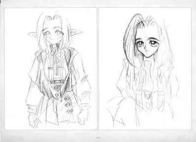 ALICESOFT ORION SCRIBBLES with CROQUIS ULTIMATE EDITION VOL.2 織音計画特別版  ラフ画集