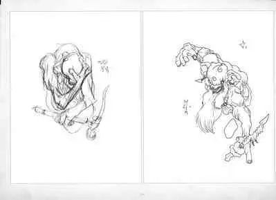 ALICESOFT ORION SCRIBBLES with CROQUIS ULTIMATE EDITION VOL.2 織音計画特別版  ラフ画集