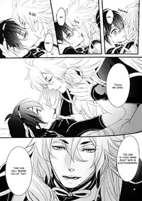 (Hyattou Ryouran ~Kimi no Heart o Shirahadori~) [Yarou Tomo no Bansankai (Asato)] Ookina Kitsune to Chiisana Mikazuki | The Big Fox and Little Mikazuki (Touken Ranbu) [English]