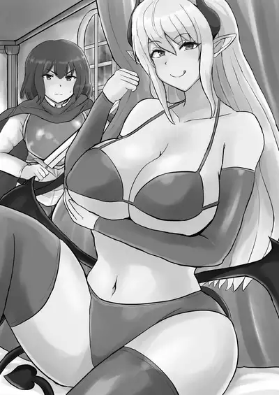 Yuusha, Mazoku no Onee-san ni Haiboku su. |  The Hero is Defeated by a Succubus Oneesan.