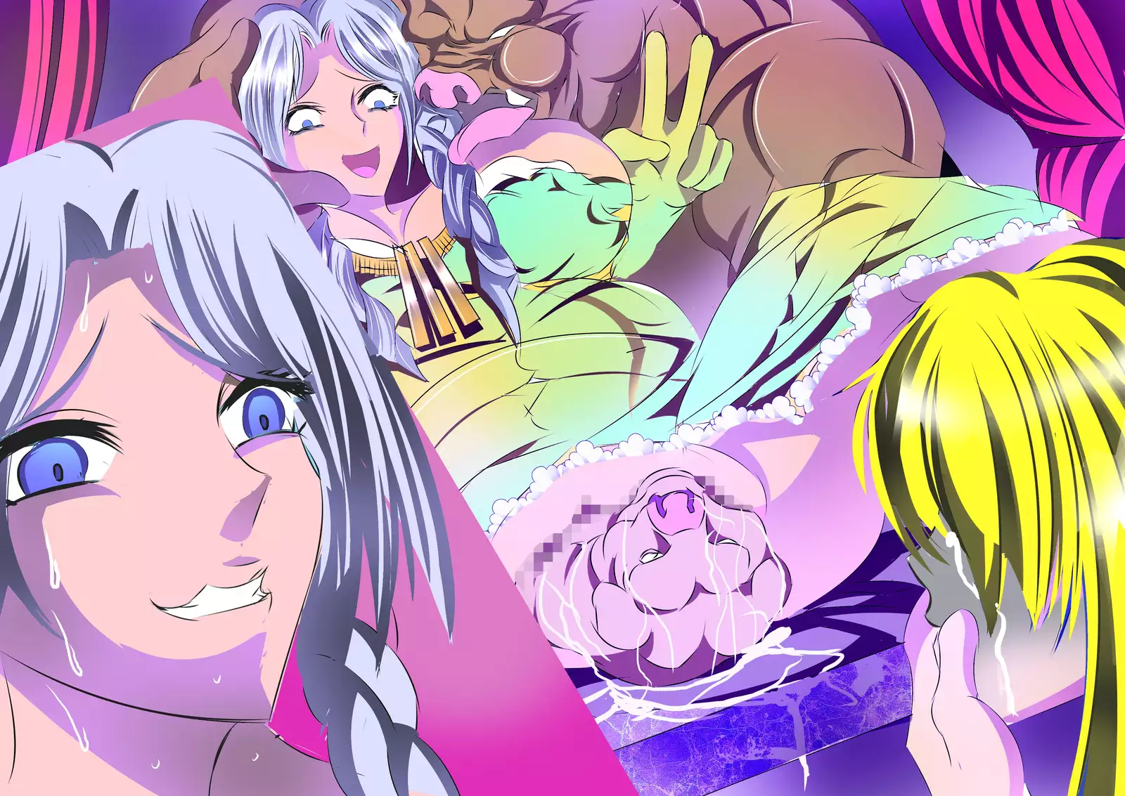 Onna dake no Oukoku ni Orc no Gun ga Daikoushin ~Kui Chirakashi~